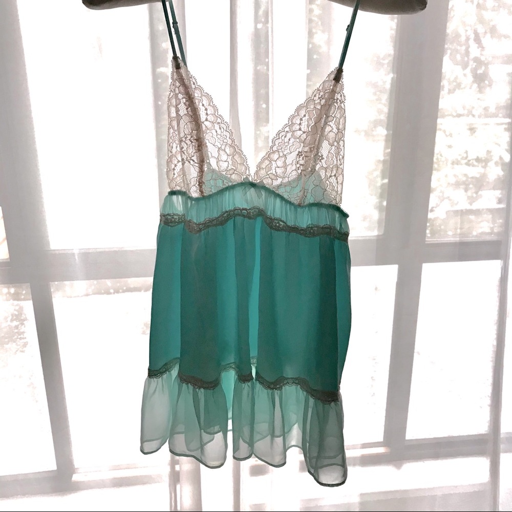 Victoria’s Secret | Satin Seafoam Chemise Slip
